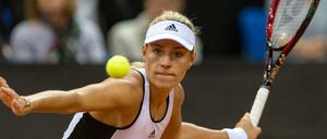 So sehen keine Sieger aus. Angelique Kerber, kriselnde Nummer 1 der Tennis-Weltrangliste. 