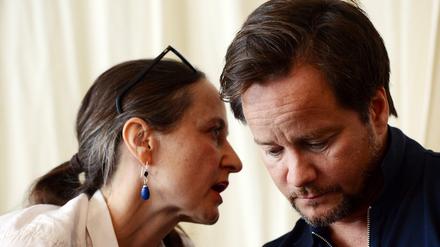 Sasha Waltz und Johannes Öhman bei der Pressekonferenz am Freitag.