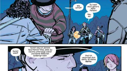 1. November 1988: Eine Szene aus dem ersten Sammelband von "Paper Girls".