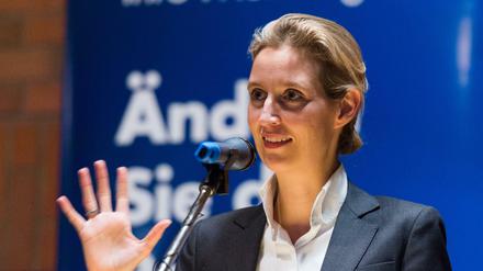 Die Spitzenkandidatin der AfD zur Bundestagswahl: Alice Weidel. 