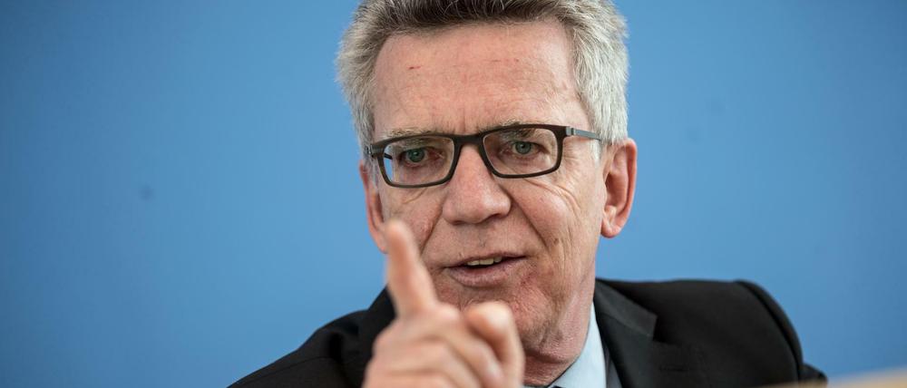 Thomas de Maizière (63) ist seit Dezember 2013 Bundesminister des Innern.