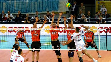 Außer Spesen noch Erfahrung gesammelt. Die BR Volleys beim Spiel um Platz 3.