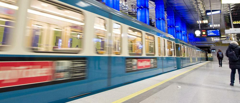 Die U-Bahn in München (Archivbild).