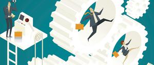 Die Deutschen strampeln sich ab - und werden doch nicht produktiver.