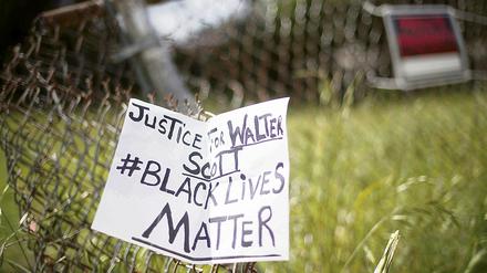 Der Tod von Walter Scott hatte in den USA Empörung ausgelöst.