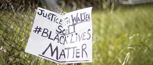 Der Tod von Walter Scott hatte in den USA Empörung ausgelöst.
