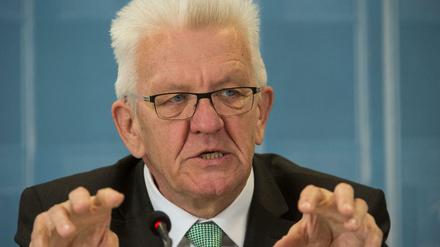 Der baden-württembergische Ministerpräsident Winfried Kretschmann (Bündnis 90/Die Grünen). 