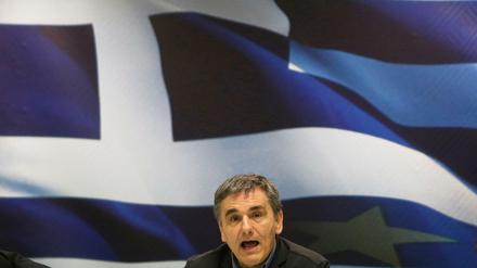 Der griechische Finanzminister Euklid Tsakalotos, der die Verhandlungen für sein Land führt.