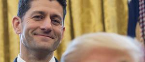 Der Mann hinter Donald Trump: Von Repräsentantenhaussprecher Paul Ryan fühlt sich der US-Präsident nicht genug unterstützt.