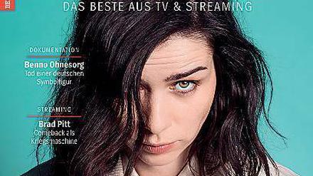 Schon gestreamt? Nora Tschirner auf dem Cover von „Spiegel Fernsehen“.