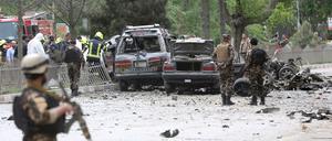 Bombenanschlag in Kabul: Ziel war ein Militärkonvoi 