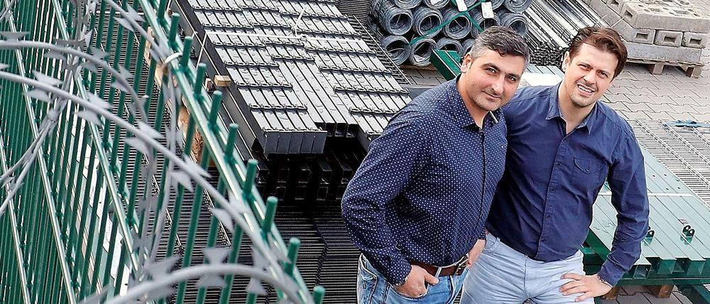 Murat Ekrek und Talat Deger, die Chefs des Neuköllner Unternehmens Mutanox