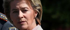 Verteidigungsministerin Ursula von der Leyen am Mittwoch in Illkirch.