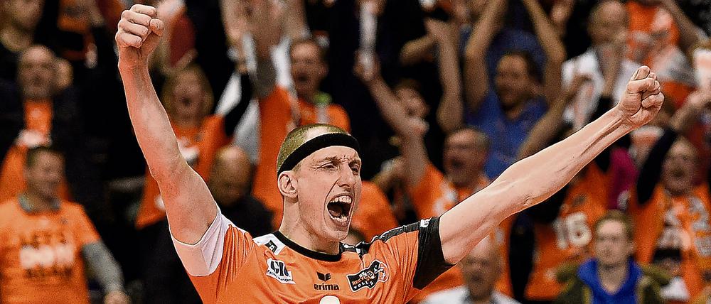 Felix Fischer will noch einmal mit den Volleys ein Spiel gewinnen - was auch den Meistertitel bedeuten würde.