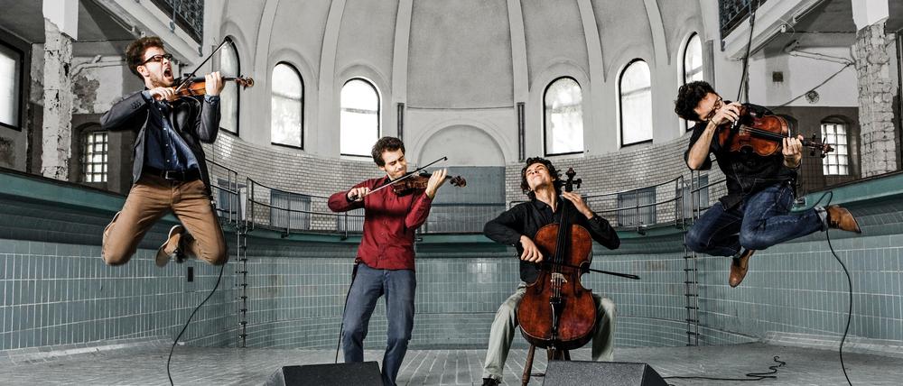 Kunstvoll und lässig. Das Vision String Quartet.