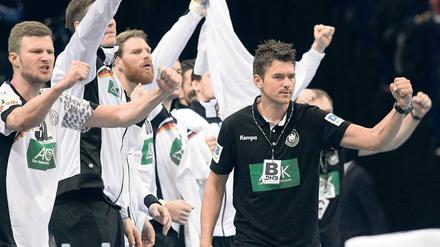 Handball ist sein Leben. Christian Prokop (rechts) ist mit 38 der bisher jüngste Bundestrainer.