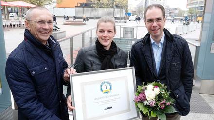 Judith Ridder aus Holland ist die stolze Klogängerin.