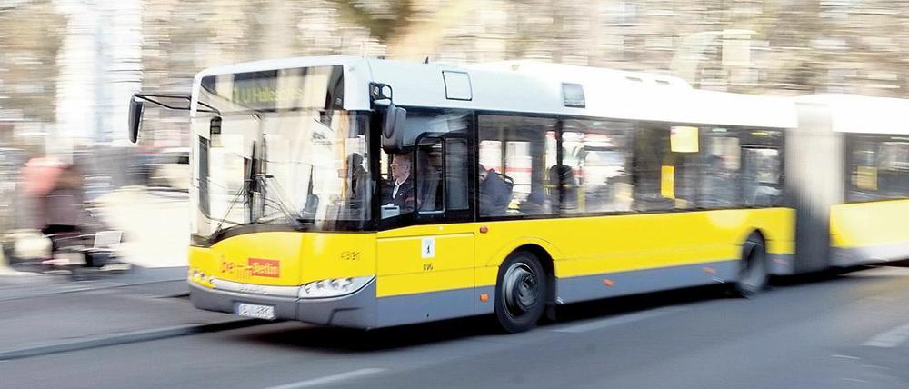 Ein BVG-Bus in Berlin. (Symbolfoto)
