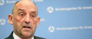 Der Vorstandschef der Bundesagentur für Arbeit (BA), Detlef Scheele.