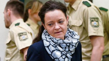 Beate Zschäpe im März vor Gericht in München.