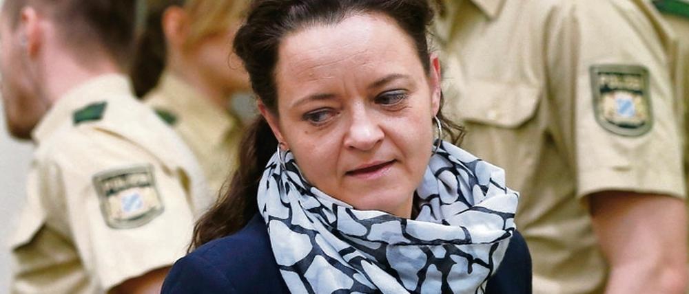Beate Zschäpe im März vor Gericht in München.