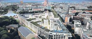 Das neue Quartier zwischen Hallesche Straße, Möckern- und Stresemannstraße entsteht in bester Lage in Kreuzberg. 