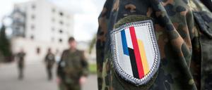 Ein Soldat der deutsch-französischen Brigade in Illkirch. Dort war Franco A. stationiert.