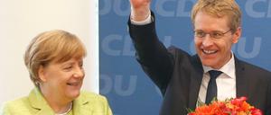 Bundeskanzlerin Angela Merkel sieht klaren Regierungsauftrag für die Nord-CDU von Daniel Günther.