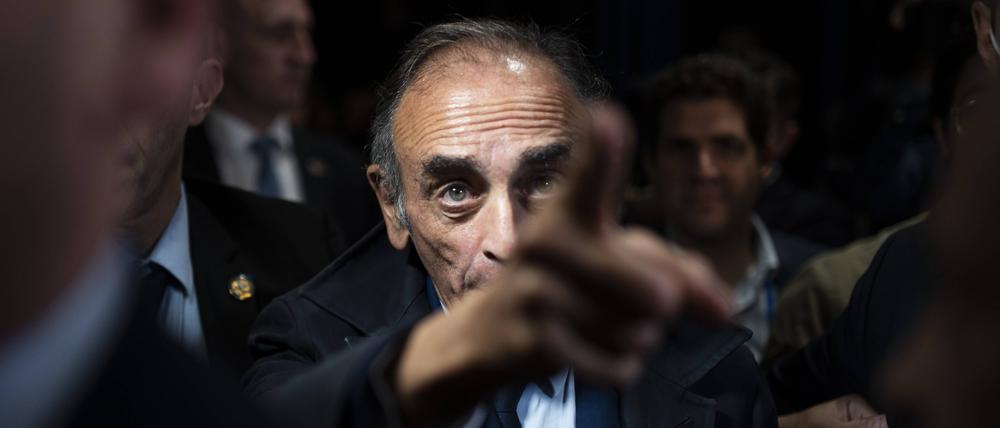 Hard right political talk show star Eric Zemmour.