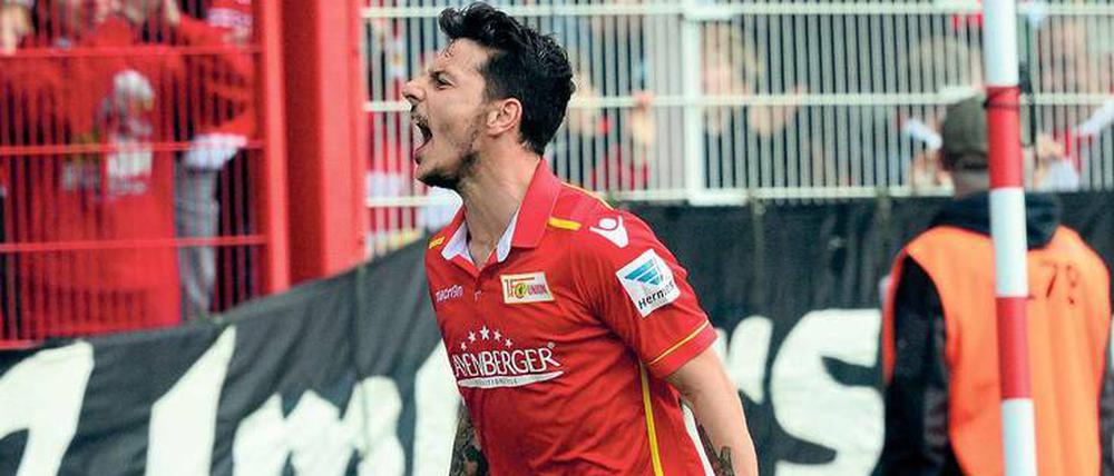 Zum Schreien. Philipp Hosiner hat in den vergangenen vier Spielen drei Tore für Union erzielt. Diesmal wird er von Beginn an spielen. 