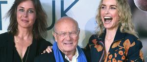 "Return to Montauk"-Regisseur Volker Schlöndorff mit den Schauspielerinnen Susanne Wolff (l.) und Nina Hoss bei der Berlinale im Februar 2017. 