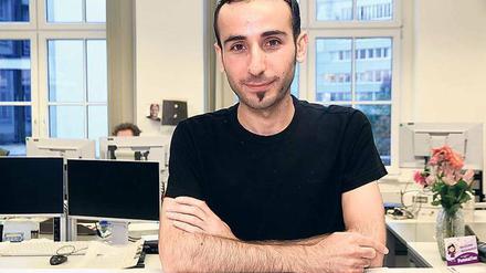 Hussein Ahmad hat während seines Sprachkurses in einem Falafel-Imbiss gearbeitet.