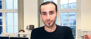 Hussein Ahmad hat während seines Sprachkurses in einem Falafel-Imbiss gearbeitet.