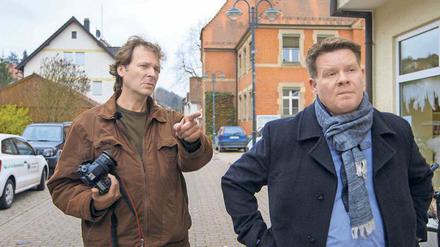 Bürgermeister-Macher Abberger (links) mit seinem Kandidaten Zeilmeier. Wird Abberger es schaffen, aus Zeilmeier einen Bürgermeister zu machen?