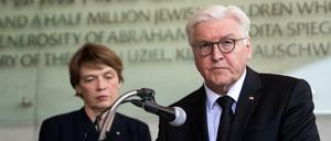 Bundespräsident Frank-Walter Steinmeier besucht am 07.05.2017 die Holocaust-Gedenkstätte Yad Vashem in Jerusalem. 