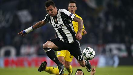 Überall im Einsatz. Mario Mandzukic steht mit Juventus Turin kurz vor dem Einzug ins Finale der Champions League – auf ungewohnter Position.