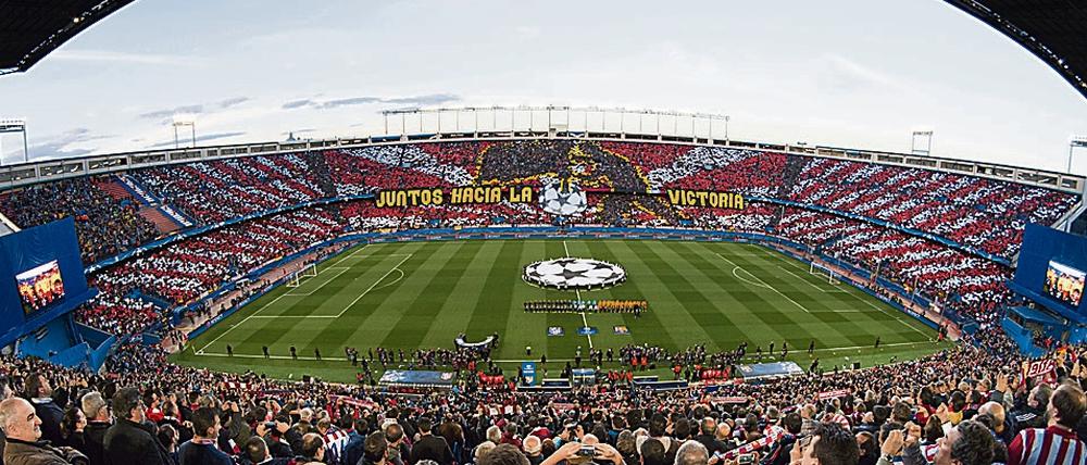 Gegen Real Madrid spielt Atletico zum letzten Mal europäisch im Vicente Calderon.