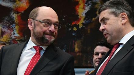 Martin Schulz und Sigmar Gabriel.