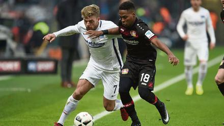 Voller Einsatz. Mangelnder Eifer ist Alexander Esswein (l.) nicht vorzuwerfen – höchstens mangelnde Effizienz vor dem Tor.