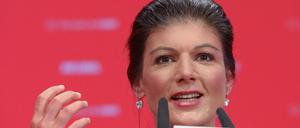 Sahra Wagenknecht wird deutlich: Die Linke ist kein Koalitionspartner um jeden Preis.