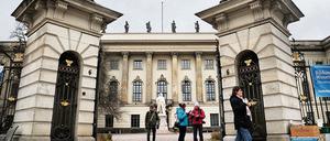 Die Humboldt-Universität Unter den Linden in Berlin.
