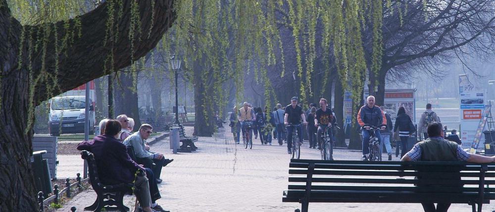 Auf der Greenwich-Promenade findet das Tegler Hafenfest statt. Das erfreut nicht alle Anwohner.