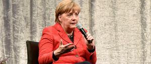 Bundeskanzlerin Angela Merkel in Düsseldorf.