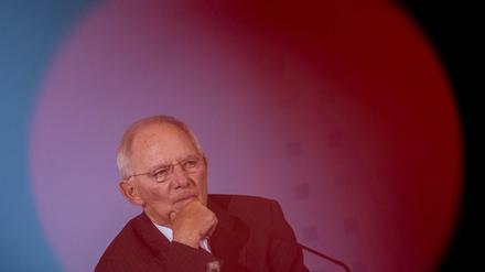 Hat viel Geld zur Hand: Bundesfinanzminister Wolfgang Schäuble (CDU)