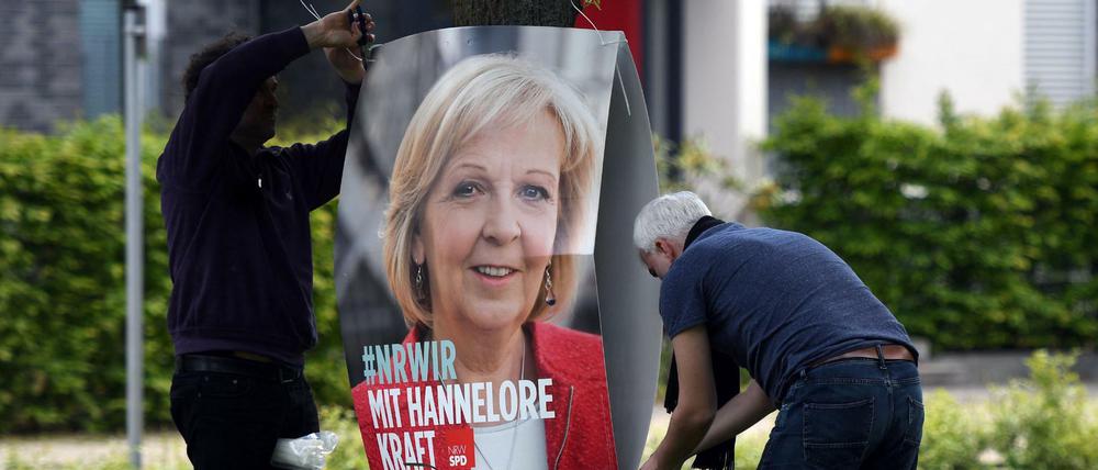 NRW-Ministerpräsidentin Hannelore Kraft (SPD) hat eine Koalition mit der Linken unter ihrer Führung ausgeschlossen.
