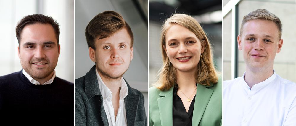 Max Mörseburg, Max Lucks, Ria Schröder, Jakob Blankenburg