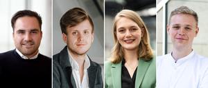 Max Mörseburg, Max Lucks, Ria Schröder, Jakob Blankenburg