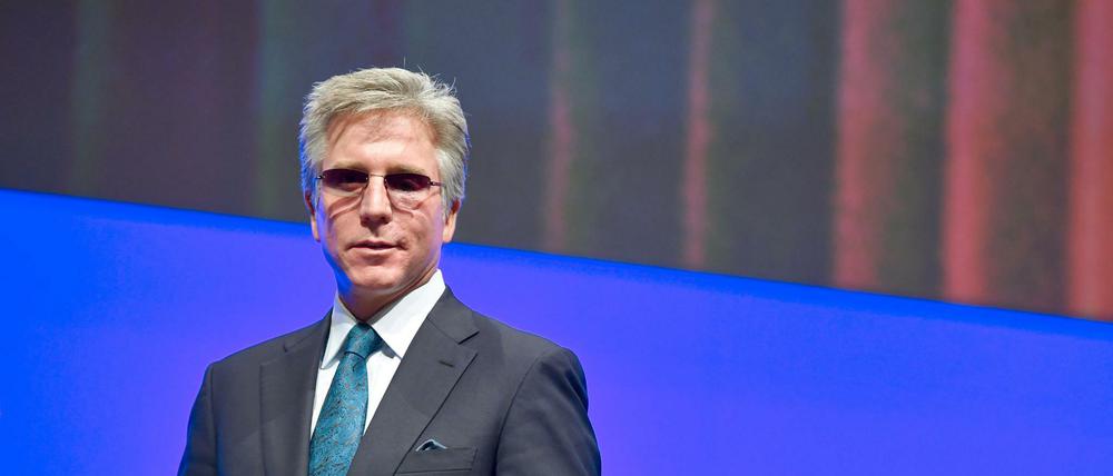 SAP-Vorstandssprecher Bill McDermott: Über sein Gehalt wurde bei der Hauptversammlung des Softwarekonzerns gestritten Foto: Uwe Anspach/dpa 