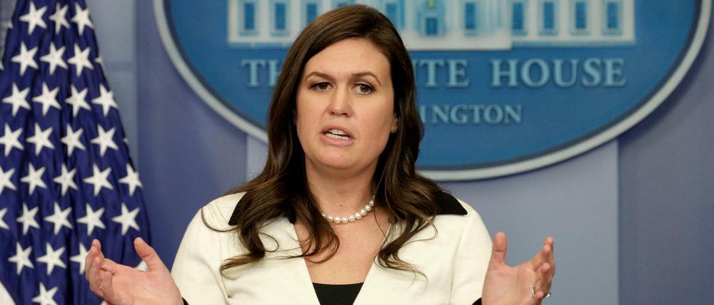 Ersetzt sie Sean Spicer? Sarah Huckabee Sanders.