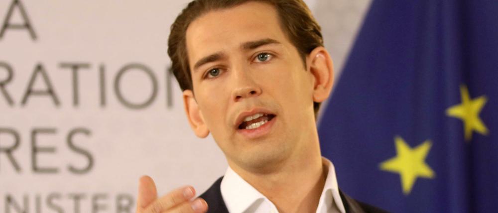 Österreichs Außenminister Sebastian Kurz ist neuer ÖVP-Chef.